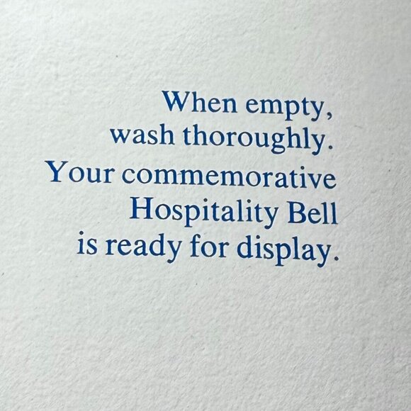 NIB Vintage Avon Hospitality Bell Cologne | Moonwind | Full w/ Box 1976 - Picture 5 of 7